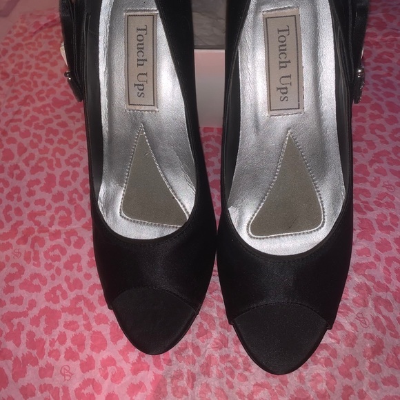 Black open toe Heels - Picture 5 of 6